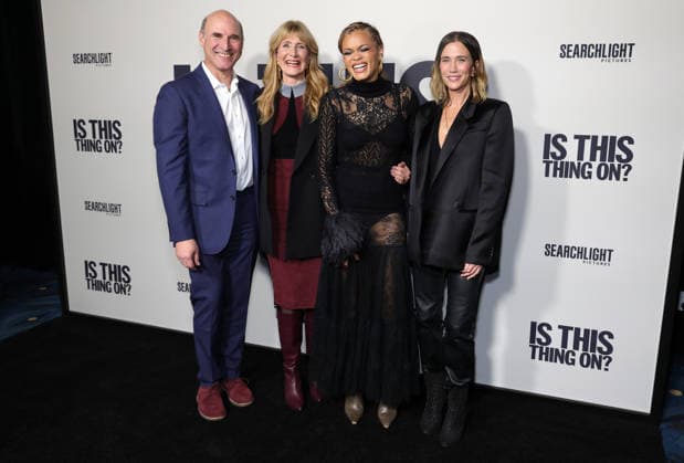 Red carpet Los Angeles premiere of Searchlight Pictures Is This Thing On? at Vidiots Featuring: Matthew Greenfield, Laura Dern, Andra Day, Kristen Wiig Where: Los Angeles, California, United States When: 18 Dec 2025 Credit: Faye s Vision Cover Images EDITORIAL USE ONLY. NOT FOR USE BY NEWSPAPERS BASED IN THE UK. Copyright: xx coverimg55347380
