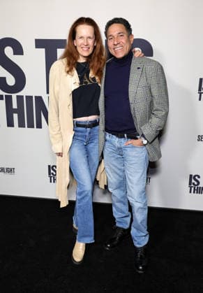18 December 2025 - Los Angeles, California - Ursula Whittaker, Oscar Nunez Los Angeles Premiere Of Searchlight Pictures Is This Thing On? held at Vidiots.in Los Angeles. Los Angeles USA - ZUMAa123 20251218_zaa_a123_049 Copyright: xADx