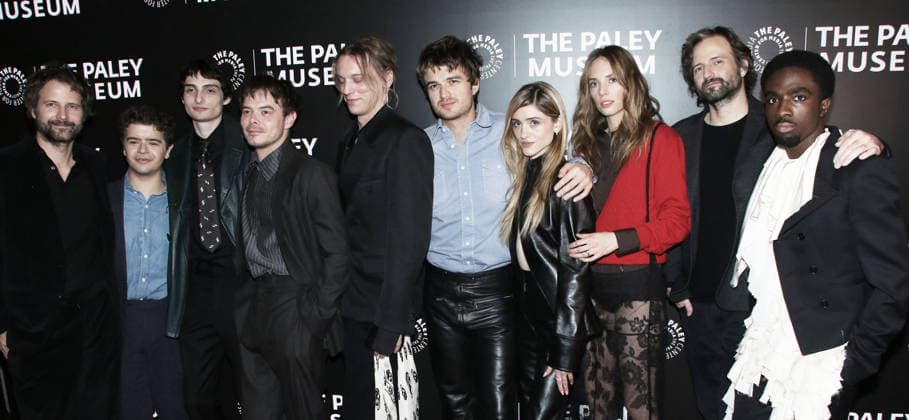 New York Season 5 final celebration of Stranger Things at PaleyLive Featuring: Ross Duffer, Gaten Matarazzo, Finn Wolfhard, Charlie Heaton, Jam Where: New York City, New York, United States When: 18 Dec 2025 Credit: Roger Wong INSTARimages EDITORIAL USE ONLY. NOT FOR USE BY NEWSPAPERS BASED IN THE UK. Copyright: xx instar55347719