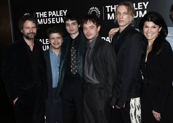 New York Season 5 final celebration of Stranger Things at PaleyLive Featuring: Ross Duffer, Gaten Matarazzo, Finn Wolfhard, Charlie Heaton, Jam Where: New York City, New York, United States When: 18 Dec 2025 Credit: Roger Wong INSTARimages EDITORIAL USE ONLY. NOT FOR USE BY NEWSPAPERS BASED IN THE UK. Copyright: xx instar55347724