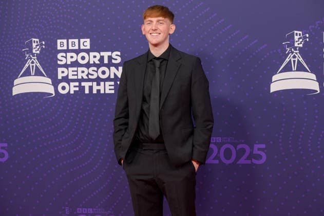 BBC Sports Personality of the Year Arrivals Red Carpet arrivals at Studio 10, Media City in Manchester ahead of the BBC Sports Personality of the Year 2025 Awards Featuring: Angry Ginge Where: Manchester, United Kingdom When: 18 Dec 2025 Credit: Graham Finney WENN Manchester United Kingdom Copyright: xWENNx wenn40849558 x wenn40849558