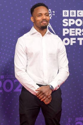 BBC Sports Personality of the Year Arrivals Red Carpet arrivals at Studio 10, Media City in Manchester ahead of the BBC Sports Personality of the Year 2025 Awards Featuring: Lerone Murphy Where: Manchester, United Kingdom When: 18 Dec 2025 Credit: Graham Finney WENN Manchester United Kingdom Copyright: xWENNx wenn40849482 x wenn40849482