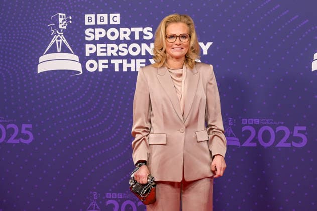 BBC Sports Personality of the Year Arrivals Red Carpet arrivals at Studio 10, Media City in Manchester ahead of the BBC Sports Personality of the Year 2025 Awards Featuring: Sarina Wiegman Where: Manchester, United Kingdom When: 18 Dec 2025 Credit: Graham Finney WENN Manchester United Kingdom Copyright: xWENNx wenn40849490 x wenn40849490