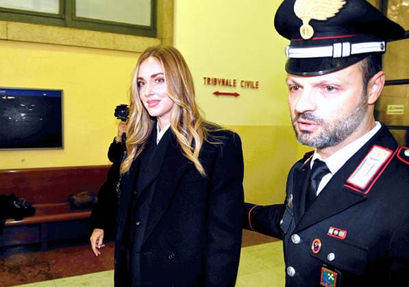 Milan, Chiara Ferragni in court, Panettoni-Gate trial  Copyright: xMaurizioxMaulex xipa-agency.netx xMaurizioxMaulex IPA_Agency_IPA69308447