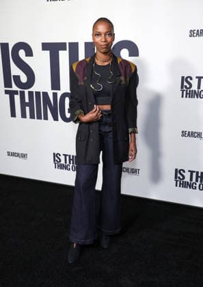 Is This Thing On Premiere - LA Sasheer Zamata At The Los Angeles Premiere Of Searchlight Pictures Is This Thing On? At Vidiots In Los Angeles CA, USA on December 18, 2025. Photo by Fati S ABACAPRESS.COM Los Angeles CA United States  Copyright: xFatixSadou ABACAPRESS.COMx