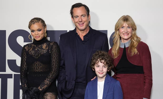 Los Angeles Premiere Of Searchlight Pictures Is This Thing On? 18 December 2025 . Los Angeles, California - Andra Day, Will Arnett ,Laura Dern, Calvin Knegten At Los Angeles Premiere Of Searchlight Pictures Is This Thing On? held at Vidiots in Los Angeles., Credit:Sadou Faye Avalon United States, CA, Los Angeles, Vidiots  Copyright: xSadouxFayex xAvalonx 1060334919