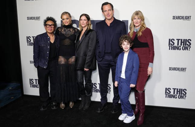 Los Angeles Premiere Of Searchlight Pictures Is This Thing On? 18 December 2025 . Los Angeles, California - Matthew Libatique, Andra Day, Kristen Wiig, Will Arnett ,Laura Dern, Calvin Knegten At Los Angeles Premiere Of Searchlight Pictures Is This Thing On? held at Vidiots in Los Angeles., Credit:Sadou Faye Avalon United States, CA, Los Angeles, Vidiots Copyright: xSadouxFayex xAvalonx 1060334945