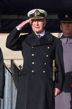 . 19 12 2025. Dartmouth, United Kingdom. King Charles III presides over the Lord High AdmiralÕs Divisions at the Britannia Royal Naval College in Dartmouth. United Kingdom.  xPoolx xi-Imagesx IIM-26465-0004