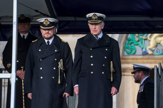 . 19 12 2025. Dartmouth, United Kingdom. King Charles III presides over the Lord High AdmiralÕs Divisions at the Britannia Royal Naval College in Dartmouth. United Kingdom.  xPoolx xi-Imagesx IIM-26465-0005