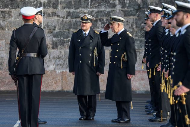 . 19 12 2025. Dartmouth, United Kingdom. King Charles III presides over the Lord High AdmiralÕs Divisions at the Britannia Royal Naval College in Dartmouth. United Kingdom.  xPoolx xi-Imagesx IIM-26465-0012