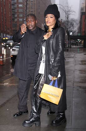 NEW YORK, NY- DECEMBER 19: Teyana Taylor seen at CBS Mornings on December 19, 2025 in New York City. Copyright: xRWx
