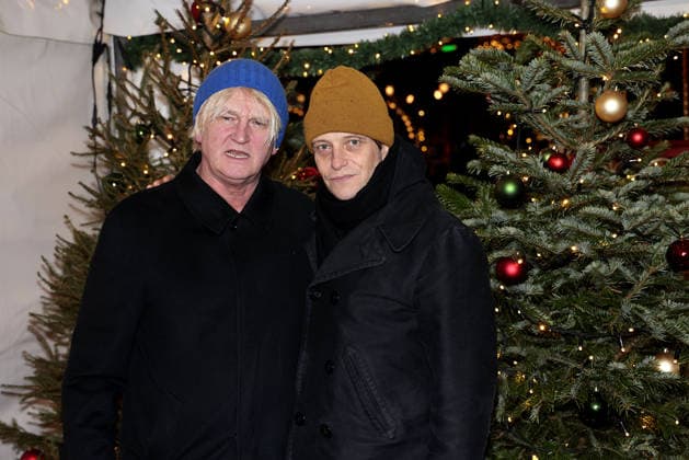 Detlev Buck and August Diehl at the Roncalli Weihnachtscircus premiere at the Tempodrom on 19 12 2025 in Berlin Roncalli Weihnachtscircus premiere in Berlin