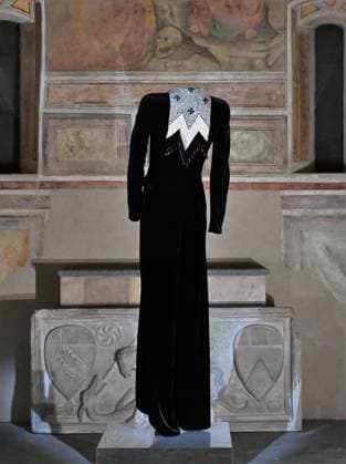Milan, Italy Giorgio Armani.Milan, for love on display at the Pinacoteca di Brera for the first time an exhibition dedicated to the stylistic journey of Giorgio Armani welcoming a selection of clothes in its prestigious rooms a union of fashion and art In the photo: Giorgio Armani s clothes on display  Copyright: xNickxZonnax xipa-agency.netx xNickxZonnax IPA_Agency_IPA69325473