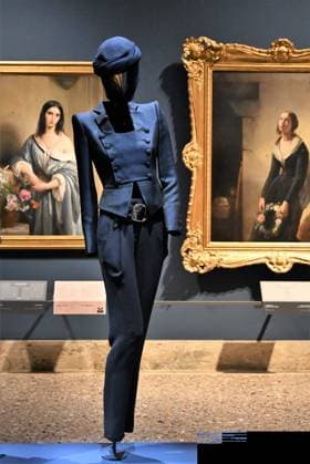Milan, Italy Giorgio Armani.Milan, for love on display at the Pinacoteca di Brera for the first time an exhibition dedicated to the stylistic journey of Giorgio Armani welcoming a selection of clothes in its prestigious rooms a union of fashion and art In the photo: Giorgio Armani s clothes on display  Copyright: xNickxZonnax xipa-agency.netx xNickxZonnax IPA_Agency_IPA69325623