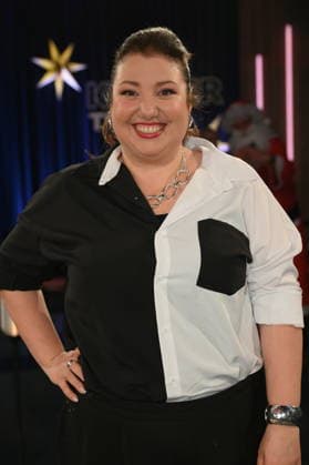 Comedienne Meltem Kaptan as a guest on the WDR talk show Kölner Treff