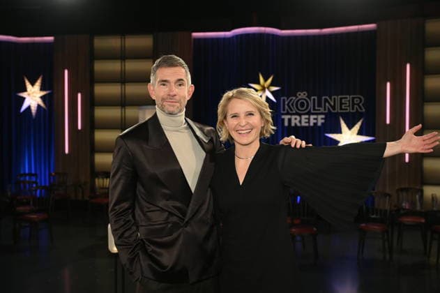 The presenter duo Susan Link and Micky Beisenherz of the WDR talk show Kölner Treff