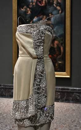 Milan, Italy Giorgio Armani.Milan, for love on display at the Pinacoteca di Brera for the first time an exhibition dedicated to the stylistic journey of Giorgio Armani welcoming a selection of clothes in its prestigious rooms a union of fashion and art In the photo: Giorgio Armani s clothes on display  Copyright: xNickxZonnax xipa-agency.netx xNickxZonnax IPA_Agency_IPA69325554