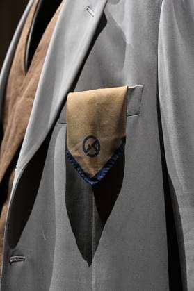 Milan, Italy Giorgio Armani.Milan, for love on display at the Pinacoteca di Brera for the first time an exhibition dedicated to the stylistic journey of Giorgio Armani welcoming a selection of clothes in its prestigious rooms a union of fashion and art In the photo: Giorgio Armani s clothes on display  Copyright: xNickxZonnax xipa-agency.netx xNickxZonnax IPA_Agency_IPA69325606