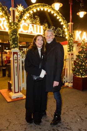 Roncalli Weihnachtscircus, show and celebrities at the Tempodrom, Berlin, 19 12 2025 Bettina Zimmermann and Kai Wiesinger at the premiere of the 21 Original Roncalli Weihnachtscircus at the Berlin Tempodrom on 19 12 2025 Berlin Tempodrom Copyright: xBenxKriemannx