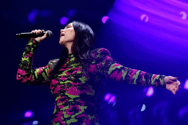 Singer Vanessa Amorosi live at the 40 Night of the Proms 2025 in the Lanxess Arena Cologne, 19 12 2025 NRW Germany Copyright: xChristophxHardtx