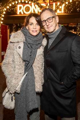 abb Anja Kling and Wolfram Becker husband actress at the premiere of the 21 Roncalli Weihnachtscircus at Tempodrom Berlin, on 19 12 2025 in Berlin Berlin Germany