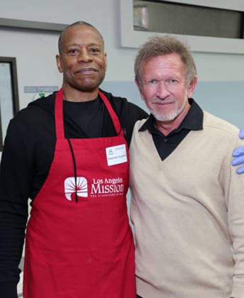 Celebrities take part in the Los Angeles Mission s Annual Thanksgiving Outreach on Skid Row, in Los Angeles, California Featuring: Sherman Augustus, Gregory Mielcarz Where: Los Angeles, California, United States When: 19 Dec 2025 Credit: Faye s Vision Cover Images EDITORIAL USE ONLY. NOT FOR USE BY NEWSPAPERS BASED IN THE UK. Copyright: xx coverimg55349112