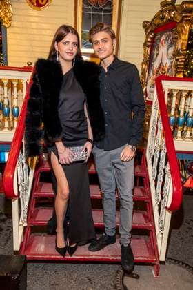 abb Leni Summer and Tyler von Jascheroff actors at the premiere of the 21 Roncalli Weihnachtscircus at the Tempodrom Berlin, on 19 12 2025 in Berlin Berlin Germany