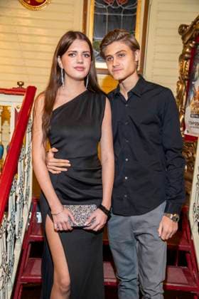 abb Leni Summer and Tyler von Jascheroff actors at the premiere of the 21 Roncalli Weihnachtscircus at the Tempodrom Berlin, on 19 12 2025 in Berlin Berlin Germany