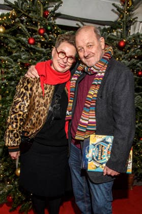 abb Maren Mutenbeck and Leonard Lansink pair of actors at the premiere of the 21 Roncalli Weihnachtscircus at the Tempodrom Berlin, on 19 12 2025 in Berlin Berlin Germany
