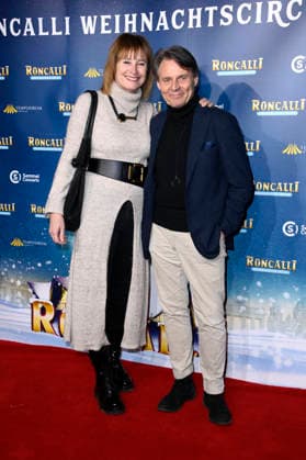 Wolfgang Bahro with his wife Barbara Bahro at the premiere of the 21 Original Roncalli Weihnachtscircus 2025 at the Tempodrom Berlin, 19 12 2025 Foto:xN.xKubelkax xFuturexImagex roncalli_5288
