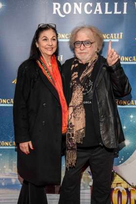 abb Eliana Paul and Bernhard Paul couple as guests at the premiere of the 21 Roncalli Christmas Circus at the Tempodrom Berlin, on 19 12 2025 in Berlin Berlin Germany