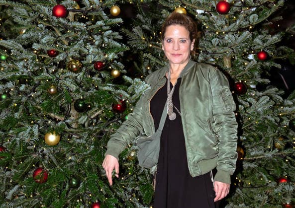 19 12 2025, xlakx, Entertainment, Roncalli Weihnachtscircus v l Muriel Baumeister as a guest at the anniversary performance at the premiere of the 21 Original Roncalli Weihnachtscircus at the Tempodrom Berlin1 Berlin Daniel Lakomski