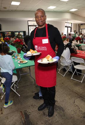 19 December 2025 - Los Angeles, California - Sherman Augustus. Hope The Mission And Los Angeles Mission Host Annual Christmas Celebration On Skid Row held at Los Angeles Mission in Los Angeles. Photo Copyright: xAdMediax MediaPunchx