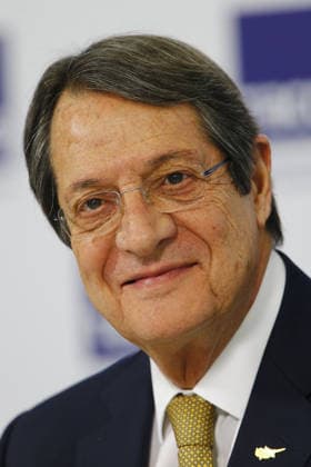 Greek Cypriot leader Nikos Anastasiadis in Moscow MOSCOW, RUSSIA - OCTOBER 24: Greek Cypriot leader Nikos Anastasiadis attends a press conference in Moscow, Russia on October 24, 2017. Moskova Rusya. Editorial use only. Please get in touch for any other usage.  Copyright: x2025xAnadoluxSefaxKaracanx