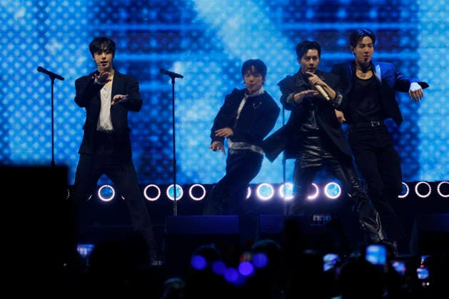 Monsta X performs at the Y100 s iHeartRadio Jingle Ball 2025 show at the Kaseya Center in Miami, Florida, on Saturday, December 20, 2025.  MIA20251220105 GARYxIxROTHSTEIN
