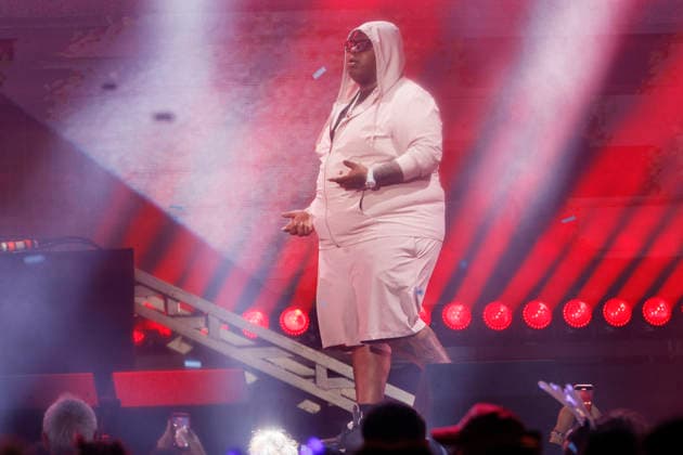 BigXthaPlug performs at the Y100 s iHeartRadio Jingle Ball 2025 show at the Kaseya Center in Miami, Florida, on Saturday, December 20, 2025.  MIA20251220113 GARYxIxROTHSTEIN