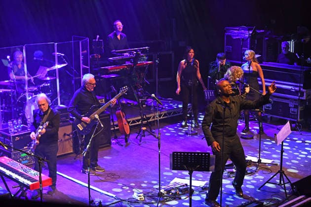 Trevor Horn and his Band performing at Shepherd™s Bush Empire LONDON, ENGLAND - DECEMBER 20: Seal on stage with Lol Creme and Trevor Horn of ™Trevor Horn and his Band™ performing at Shepherd™s Bush Empire on December 20, 2025 in London, England. CAP MAR MAR Great Britain Copyright: xMartinxHarris CapitalxPicturesx