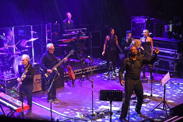 Trevor Horn and his Band performing at Shepherd™s Bush Empire LONDON, ENGLAND - DECEMBER 20: Seal on stage with Lol Creme and Trevor Horn of ™Trevor Horn and his Band™ performing at Shepherd™s Bush Empire on December 20, 2025 in London, England. CAP MAR MAR Great Britain Copyright: xMartinxHarris CapitalxPicturesx