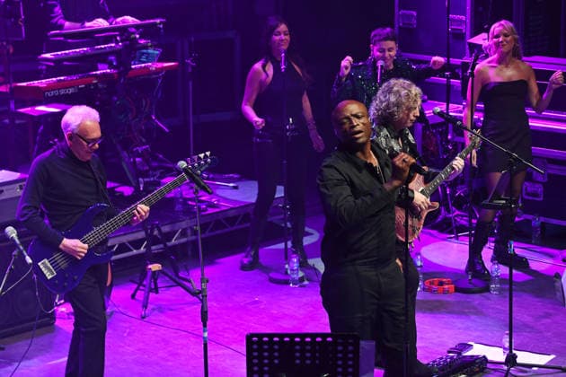 Trevor Horn and his Band performing at Shepherd™s Bush Empire LONDON, ENGLAND - DECEMBER 20: Seal on stage with Trevor Horn of ™Trevor Horn and his Band™ performing at Shepherd™s Bush Empire on December 20, 2025 in London, England. CAP MAR MAR Great Britain Copyright: xMartinxHarris CapitalxPicturesx