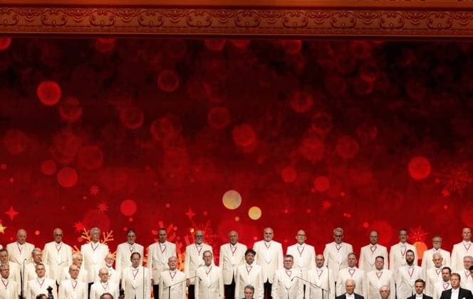 MAASTRICHT The Mastreechter Staar Men s Choir will perform the last of AndrÃ Rieu s six Christmas concerts at the MECC. Rieu will be accompanied by his Johann Strauss Orchestra, soloists, dancers, and skaters. ANP IRIS VAN DEN BROEK netherlands out - belgium out  Copyright: xx x545522291x originalFilename: 545522291.jpg