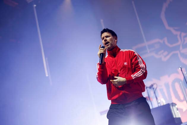 Singer Johannes Strate from the band Revolverheld at a concert as part of their tour at the Palladium Cologne, 21 12 2025 NRW Germany Copyright: xChristophxHardtx