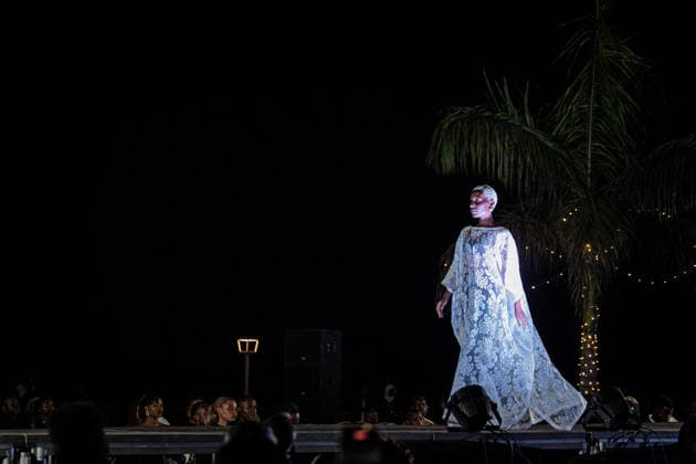 2025 Kivu Fashion Week in the Democratic Republic of the Congo GOMA, DEMOCRATIC REPUBLIC OF THE CONGO - DECEMBER 21: Models walk the runway during the 2025 Kivu Fashion Week in Goma, the capital of North Kivu province in the Democratic Republic of the Congo (DRC) on December 21, 2025. Jospin Mwisha Anadolu Goma Democratic Republic of the Congo. Editorial use only. Please get in touch for any other usage.  Copyright: x2025xAnadoluxJospinxMwishax