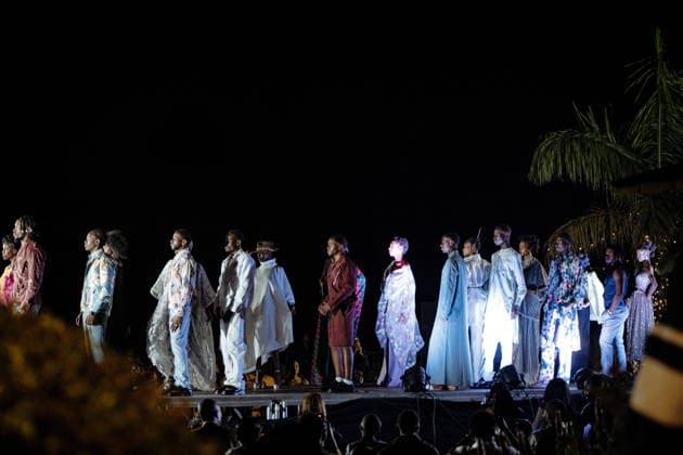2025 Kivu Fashion Week in the Democratic Republic of the Congo GOMA, DEMOCRATIC REPUBLIC OF THE CONGO - DECEMBER 21: Models walk the runway during the 2025 Kivu Fashion Week in Goma, the capital of North Kivu province in the Democratic Republic of the Congo (DRC) on December 21, 2025. Jospin Mwisha Anadolu Goma Democratic Republic of the Congo. Editorial use only. Please get in touch for any other usage.  Copyright: x2025xAnadoluxJospinxMwishax