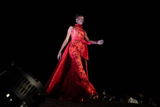 2025 Kivu Fashion Week in the Democratic Republic of the Congo GOMA, DEMOCRATIC REPUBLIC OF THE CONGO - DECEMBER 21: Models walk the runway during the 2025 Kivu Fashion Week in Goma, the capital of North Kivu province in the Democratic Republic of the Congo (DRC) on December 21, 2025. Jospin Mwisha Anadolu Goma Democratic Republic of the Congo. Editorial use only. Please get in touch for any other usage.  Copyright: x2025xAnadoluxJospinxMwishax