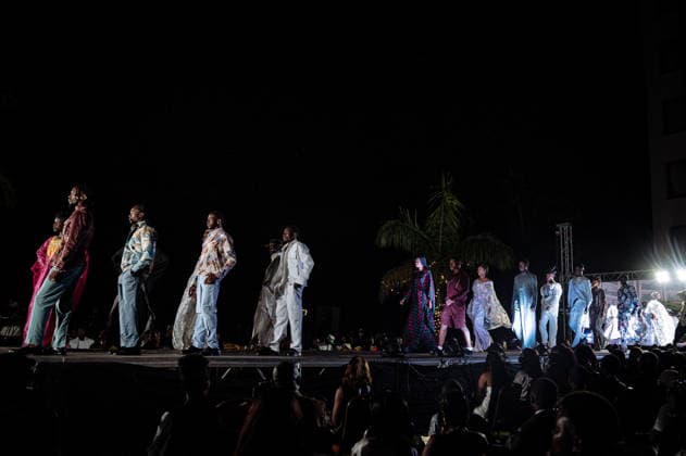 2025 Kivu Fashion Week in the Democratic Republic of the Congo GOMA, DEMOCRATIC REPUBLIC OF THE CONGO - DECEMBER 21: Models walk the runway during the 2025 Kivu Fashion Week in Goma, the capital of North Kivu province in the Democratic Republic of the Congo (DRC) on December 21, 2025. Jospin Mwisha Anadolu Goma Democratic Republic of the Congo. Editorial use only. Please get in touch for any other usage.  Copyright: x2025xAnadoluxJospinxMwishax