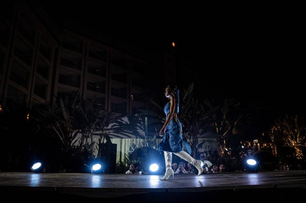 2025 Kivu Fashion Week in the Democratic Republic of the Congo GOMA, DEMOCRATIC REPUBLIC OF THE CONGO - DECEMBER 21: Models walk the runway during the 2025 Kivu Fashion Week in Goma, the capital of North Kivu province in the Democratic Republic of the Congo (DRC) on December 21, 2025. Jospin Mwisha Anadolu Goma Democratic Republic of the Congo. Editorial use only. Please get in touch for any other usage.  Copyright: x2025xAnadoluxJospinxMwishax
