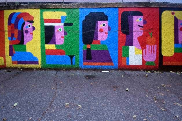 December 21, 2025, Rome, Rome, Italy: The new mural by Geometric Bang (Mattia Botta) on Via del Porto Fluviale in Ostiense. Rome, Italy 22 December 2025 Rome Italy  - ZUMAa289 20251221_zia_a289_076 Copyright: xMimmoxFrassinetix