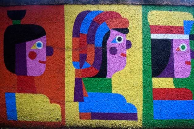 December 21, 2025, Rome, Rome, Italy: The new mural by Geometric Bang (Mattia Botta) on Via del Porto Fluviale in Ostiense. Rome, Italy 22 December 2025 Rome Italy  - ZUMAa289 20251221_zia_a289_077 Copyright: xMimmoxFrassinetix