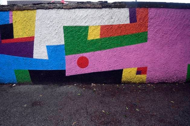 December 21, 2025, Rome, Rome, Italy: The new mural by Geometric Bang (Mattia Botta) on Via del Porto Fluviale in Ostiense. Rome, Italy 22 December 2025 Rome Italy  - ZUMAa289 20251221_zia_a289_085 Copyright: xMimmoxFrassinetix