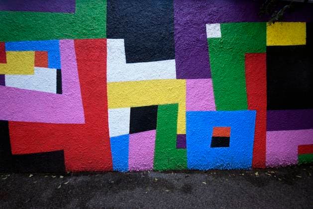 December 21, 2025, Rome, Rome, Italy: The new mural by Geometric Bang (Mattia Botta) on Via del Porto Fluviale in Ostiense. Rome, Italy 22 December 2025 Rome Italy  - ZUMAa289 20251221_zia_a289_092 Copyright: xMimmoxFrassinetix